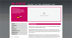 Desktop Screenshot of kchk.sk
